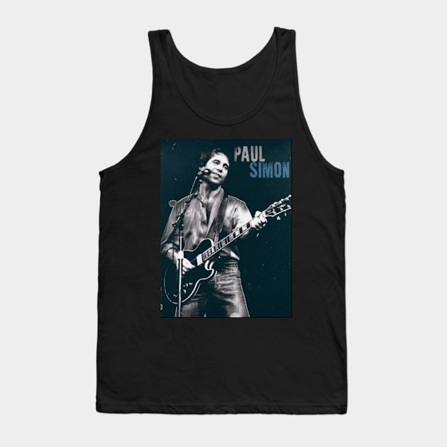 PAUL SIMON MERCH VTG Tank Top by 09abangtengu